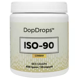 Изолят сывороточного протеина DopDrops ISO-90 Сливки 450 г