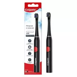 Зубная щетка Colgate Proclinical 150 Древесный Уголь электрическая , питаемая от батарей, мягкая
