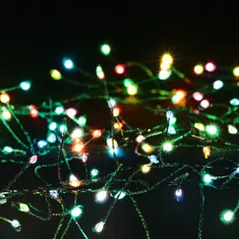 Электрогирлянда Best technology 600 LED RGB цветная со стартовым шнуром