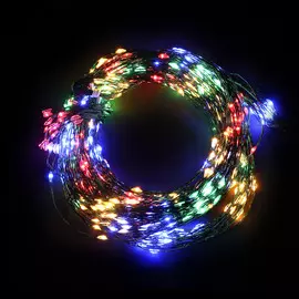 Электрогирлянда зеленая Best technology 1080 led разноцветный