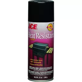 Эмаль аэрозольная Ace Heat Resistant Термостойкая до 538°С Черная матовая 444 мл 17067