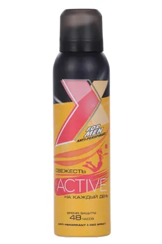 Дезодорант-антиперспирант X Style Active for men, 145 мл