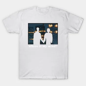 Футболка женская Where Is My Mind 2 Harajuku Print Kawaii футболка летняя с коротким рукавом женская футболка топ футболка S