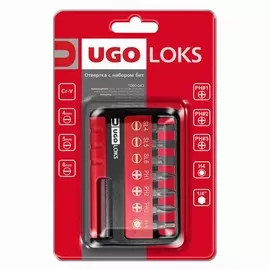 набор бит UGO LOKS 8 предметов с держателем
