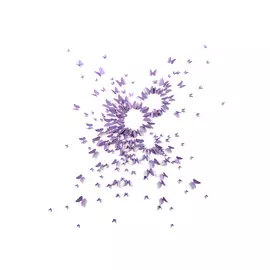 набор декоративный НАШ ИНТЕРЬЕР Объемные бабочки сиреневый