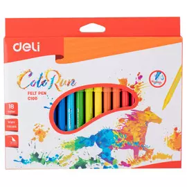 набор фломастеров 18цв DELI ColoRun