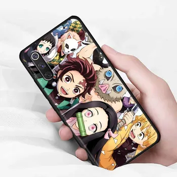 Мягкий чехол Anime Demon Slayer Kamado Tanjirou Nezuko для Xiaomi Mi 9 9se 8 10 T A2 Lite 10S 9T CC9 Note 10 Pro 9Lite Cover Fundas Mi A2 Lite