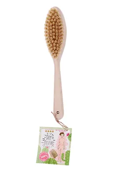 Щетка DRY BRUSH березовая д/сух массажа с щетиной из кактуса