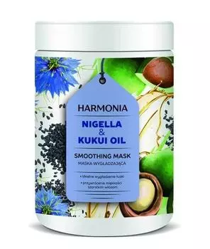 Маска для волос Разглаживающая Черный тмин и масло кукуи Harmonia Chantal 1000г