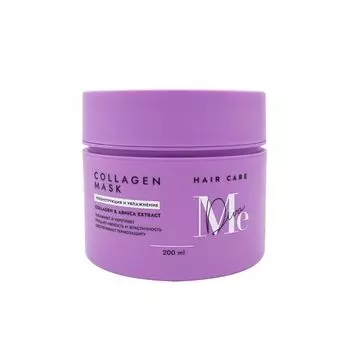 Маска для волос реконструкция и увлажнение с коллагеном Hair care Mediva/Медива 200мл