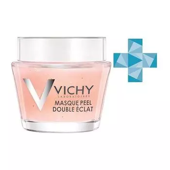 Маска-пилинг минеральная Двойное сияние MineralMasks Vichy/Виши 75мл