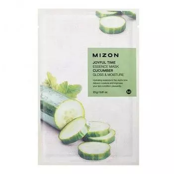 Маска тканевая для лица с экстрактом огурца Joyful time Mizon 23г