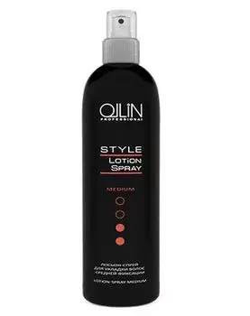 Лосьон-спрей для укладки волос средней фиксации Style medium Ollin 250мл