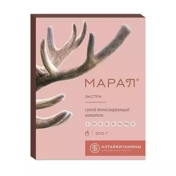 Марал Экстра сухой тонизирующий напиток порошок для приг. раствора для приема вн. 300г