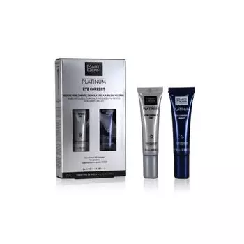 Набор Platinum Martiderm/Мартидерм: Крем для кожи контура глаз день-ночь туба 10мл 2шт