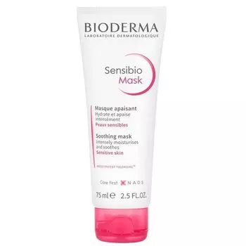 Маска для нормальной и чувствительной кожи лица успокаивающая Sensibio Bioderma/Биодерма 75мл
