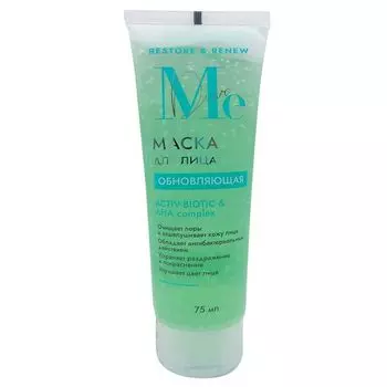Маска для лица обновляющая актив биотик Restore&Renew Mediva/Медива 75мл