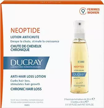 Лосьон от выпадения волос для женщин Neoptide Ducray/Дюкрэ фл. 30мл 3шт (C24208)