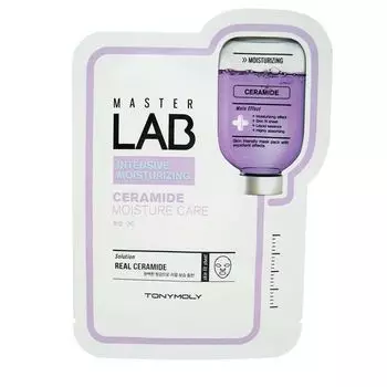 Маска для лица тканевая с керамидами Master lab real ceramide TONYMOLY 19г