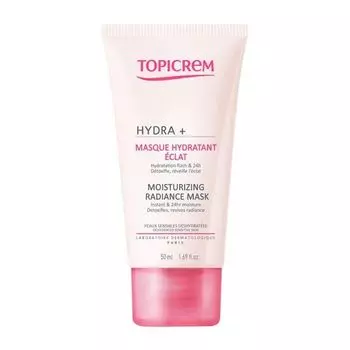 Маска для лица увлажняющая Сияние Hydra+ Topicrem/Топикрем 50мл