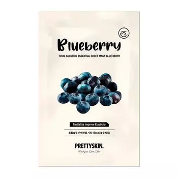 Маска для лица восстанавливающая с черникой Prettyskin 23г