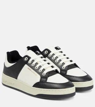 Кожаные кроссовки SL/61 Saint Laurent, черный