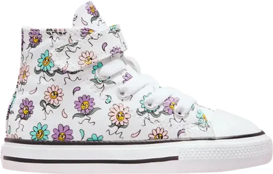 Кроссовки Converse Chuck Taylor All Star High Easy-On TD Friendly Floral , белый