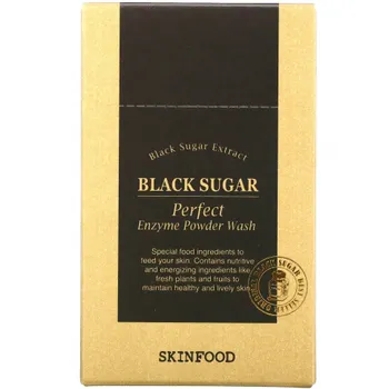 Skinfood, Black Sugar, идеальный энзимный порошок для стирки, 30 пакетиков по 1,2 г (0,04 жидк. Унции)