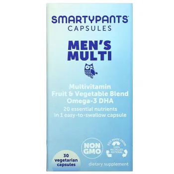 SmartyPants, Мультивитамины для мужчин, 30 вегетарианских капсул