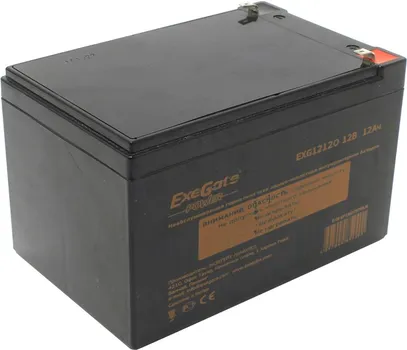 Аккумуляторная батарея для ИБП Exegate EXG12120, 12V, 12Ah (EP160757RUS)