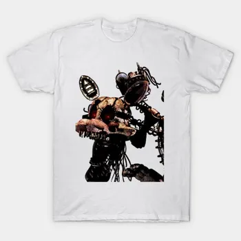 Футболка женская Muft Five Nights At Freddys Foxy Harajuku Print Kawaii футболка летняя женская футболка с коротким рукавом топ футболка S