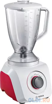 Блендер стационарный Bosch MMB21P0R 500Вт белый красный серый