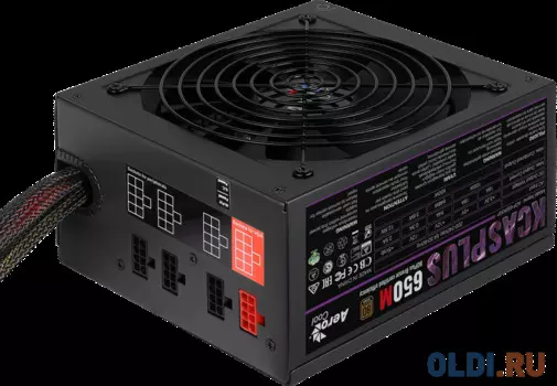 Блок питания Aerocool KCAS-650M PLUS 650 Вт