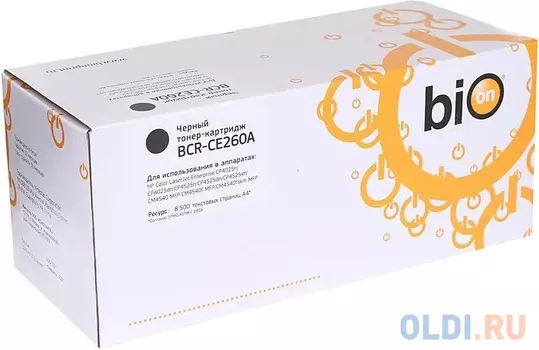 Bion CE260A Картридж для CLJ CP4025/CP4525 (8'500 стр.) Черный