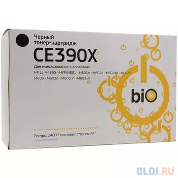 Картридж Bion CE390X CE390X CE390X CE390X CE390X CE390X 24000стр Черный