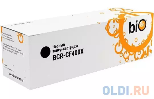 Bion CF400X Картридж HB-CF400X для HP CLJ M252/252N/252DN/252DW/277n/277DW, №201X (2'800 стр.) Черный