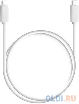Bion Кабель для зарядки USB Type-C to Type-C (CM/CM), 3A, 60W, 1м, белый [BXP-CCP-USBC-CMCM-1M-W]