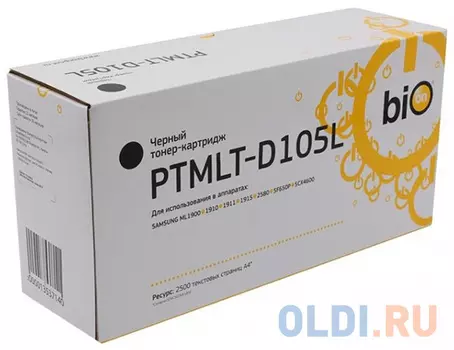 Картридж Bion MLT-D105L 2500стр Черный