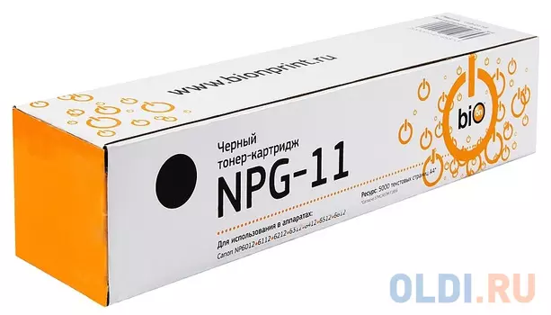Bion NPG-11 Тонер для Canon NP6012/6112/6212/6312/6412/6512/6612 , 5000 стр. [Бион]