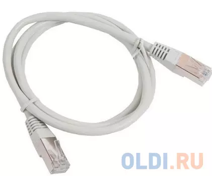 Bion Патч корд FTP кат.5e CCA, 1м, серый [BCL-PP22-1M]