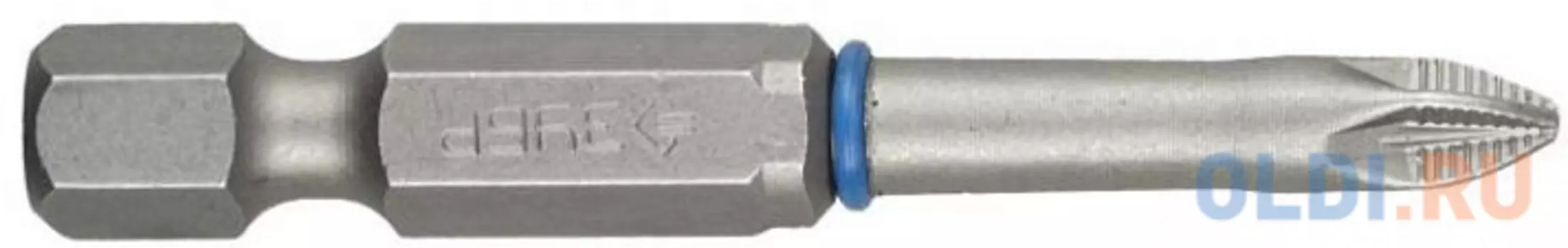 Бита ЗУБР ЭКСПЕРТ 26013-1-50-2 торсион кованая обточ.CrMo E 1/4 PZ1 50мм 2шт