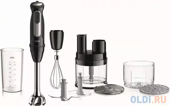 Блендер Braun MultiQuick 5 MQ55755MBK, погружной, черный