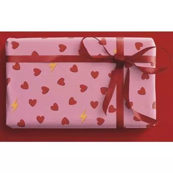 Упаковочная бумага Bummagiya Hearts&amp;Lightnings, 100 х 70 см
