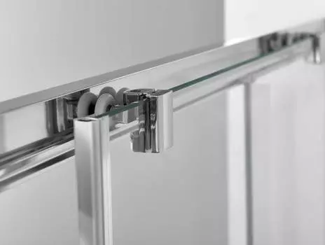Душевая дверь Vincea Alpha VDS-3AL110CLB, 110, черный, стекло прозрачное