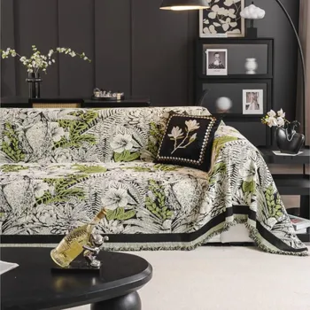 Гавайи Funda Sofa Home Синель Цветочный Диван Коврик Пледы Всесезонный Кемпинг Пикник Чехол Диван Чехол 180x130
