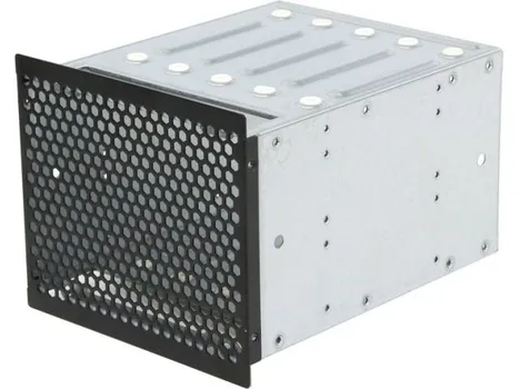 Переходник Procase 5T3-3T5-V3 3*5.25" в 5*3.5" с антивибрационным креплением, PWM 4pin, 2800 rpm