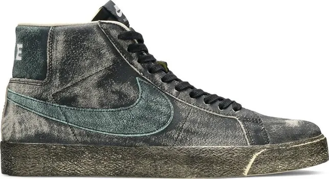 Кроссовки Nike Zoom Blazer Mid Premium SB 'Faded Black', черный