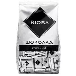 Шоколад Rioba порционный горький 72% какао 800 гр