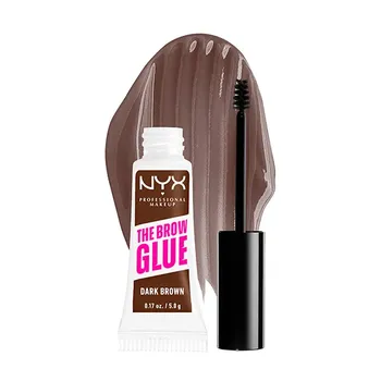 Фиксирующий гель для бровей The Brow Glue Nyx Professional Make Up, цвет dark brown