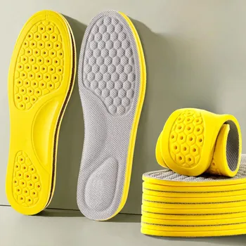 Men s Breathable Insoles Non-slip Absorb-Sweat Insoles Sport Insoles 35-36 белый